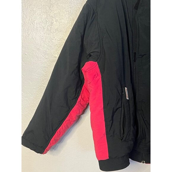 VTG Rip Curl Adventure Sportswear Jacket XL - Black & Pink Reversible Zip Pocket - Picture 9 of 16